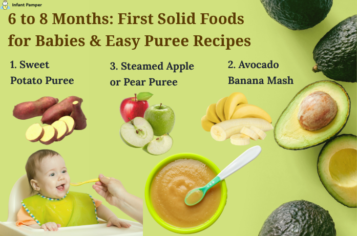 6 month baby puree