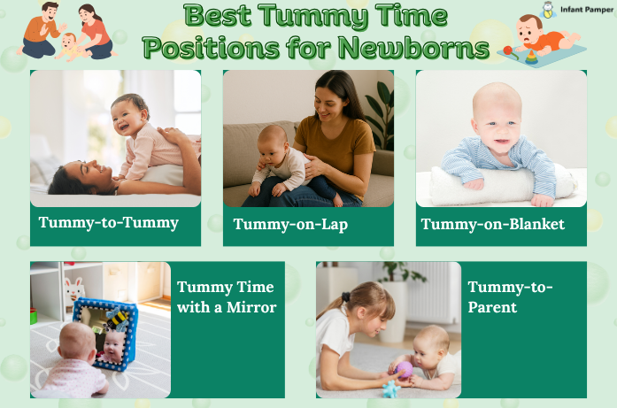 Best Tummy Time Positions for Newborns