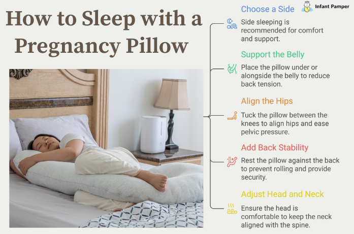 How to Sleep with a Pregnancy Pillow (Step-by-Step Guide)