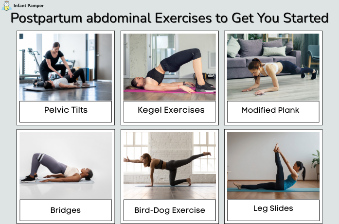 Postpartum abdominal Exercises to Get You Started