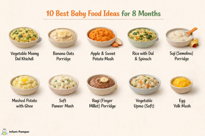 10 Best Baby Food Ideas for 8 Months