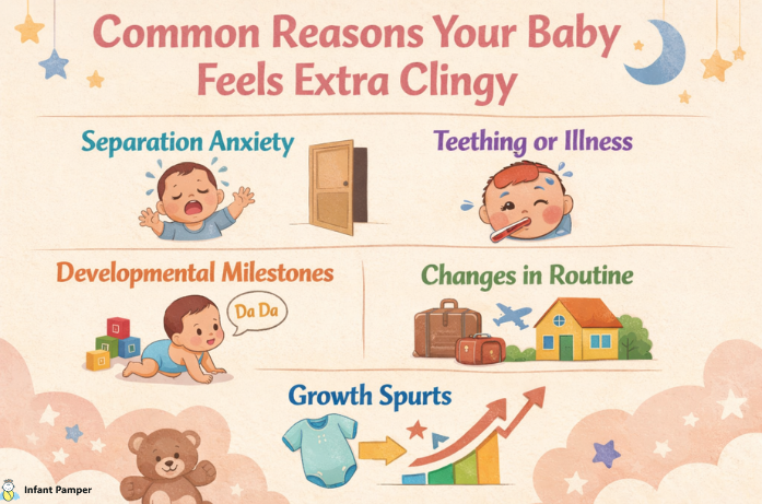 Common Reasons Your Baby Feels Extra Clingy