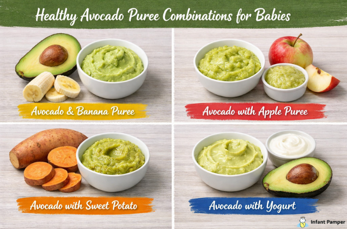 Healthy Avocado Puree Combinations for Babies