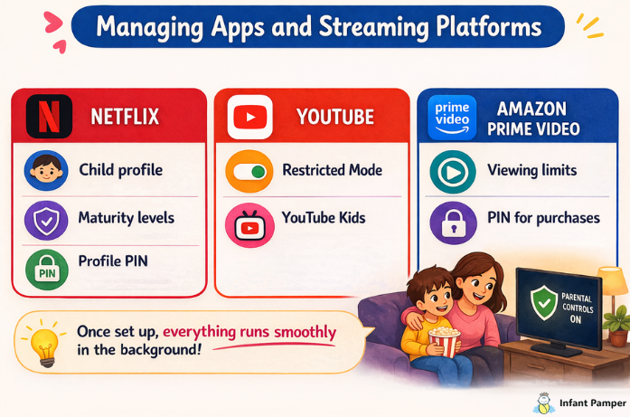 Managing Apps and Streaming Platforms