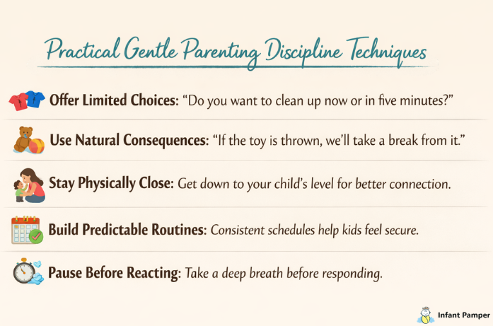 Practical Gentle Parenting Discipline Techniques