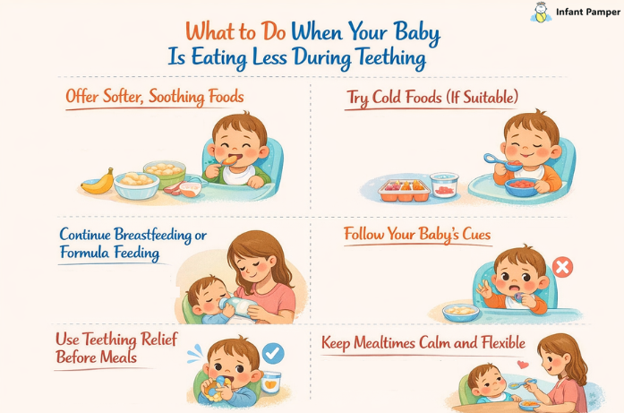 What to Do When Your Baby Is Eating Less During Teething