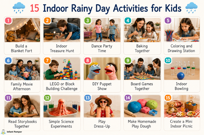 15 Indoor Rainy Day Activities for Kids