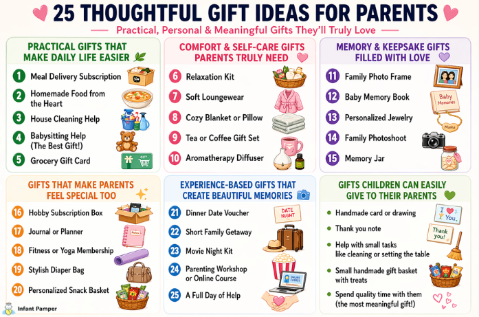 25 Best Gift Ideas for Parents (Useful, Thoughtful & Easy to Give)
