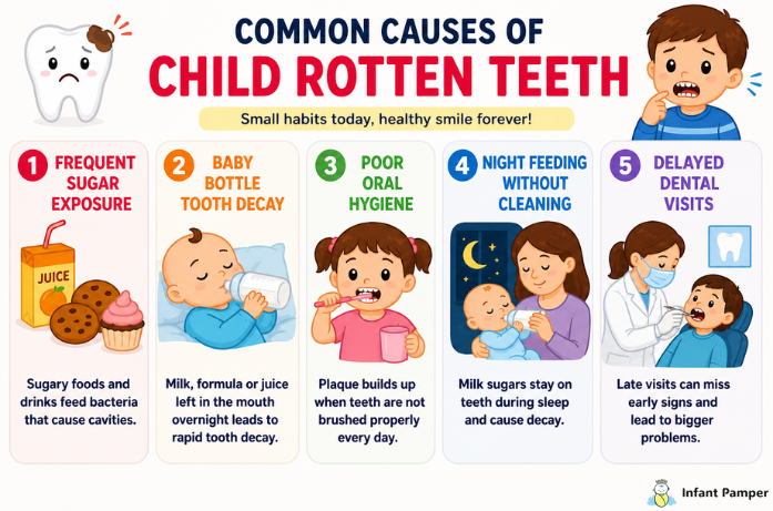 Common Causes of Child Rotten Teeth
