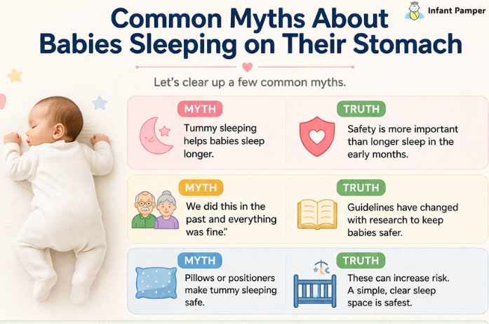 Common Myths About Babies Sleeping on Their Stomach