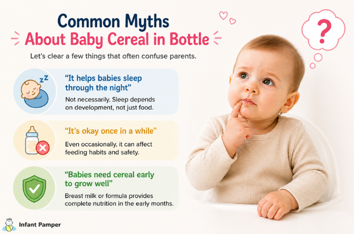 Common Myths About Baby Cereal in Bottle