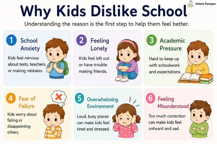 Common Reasons Why Kids Dislike School