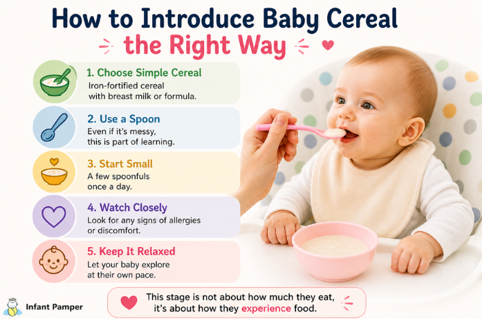 How to Introduce Baby Cereal the Right Way