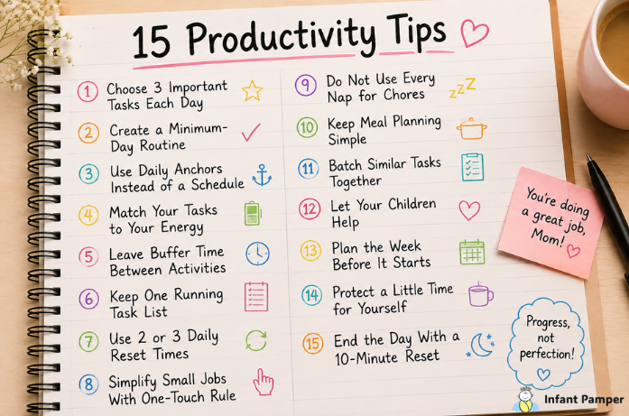 Stay at Home Mom Time Management Productivity Tips That Actually Help