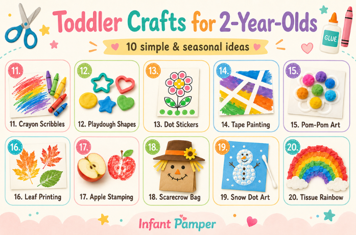 Toddler Craft Ideas for a 2 Year Old
