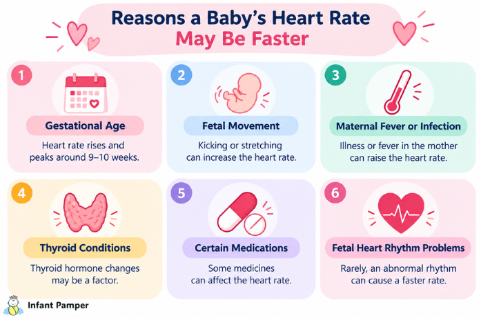 Reasons a Baby’s Heart Rate May Be Faster