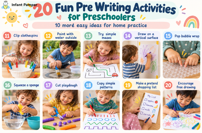 Easy Prewriting Activities Preschool Kids Can Do at Home