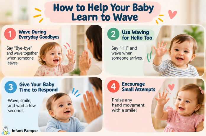How to Help Your Baby Learn to Wave