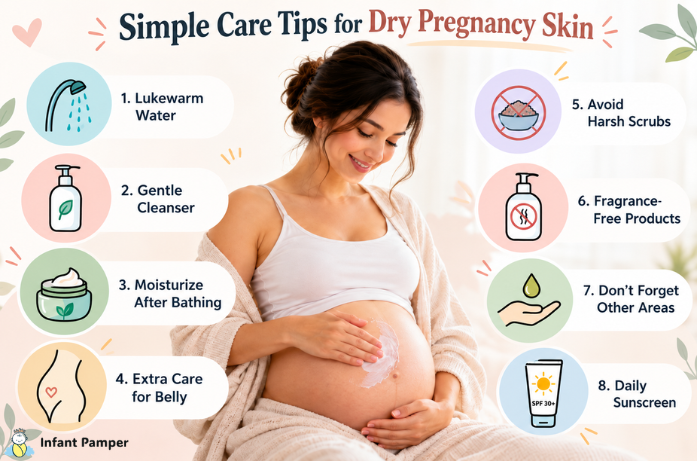 Simple Care Tips for Dry Pregnancy Skin
