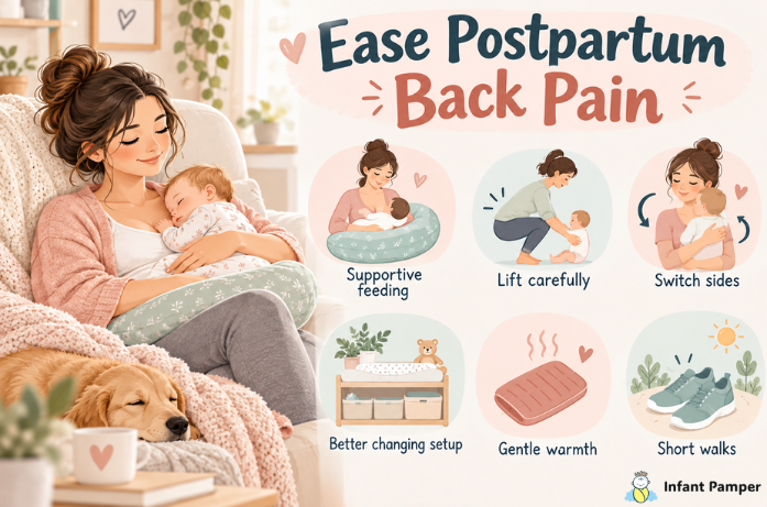 Simple Ways to Ease Postpartum Back Pain