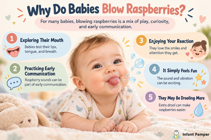 Baby Blowing Raspberries